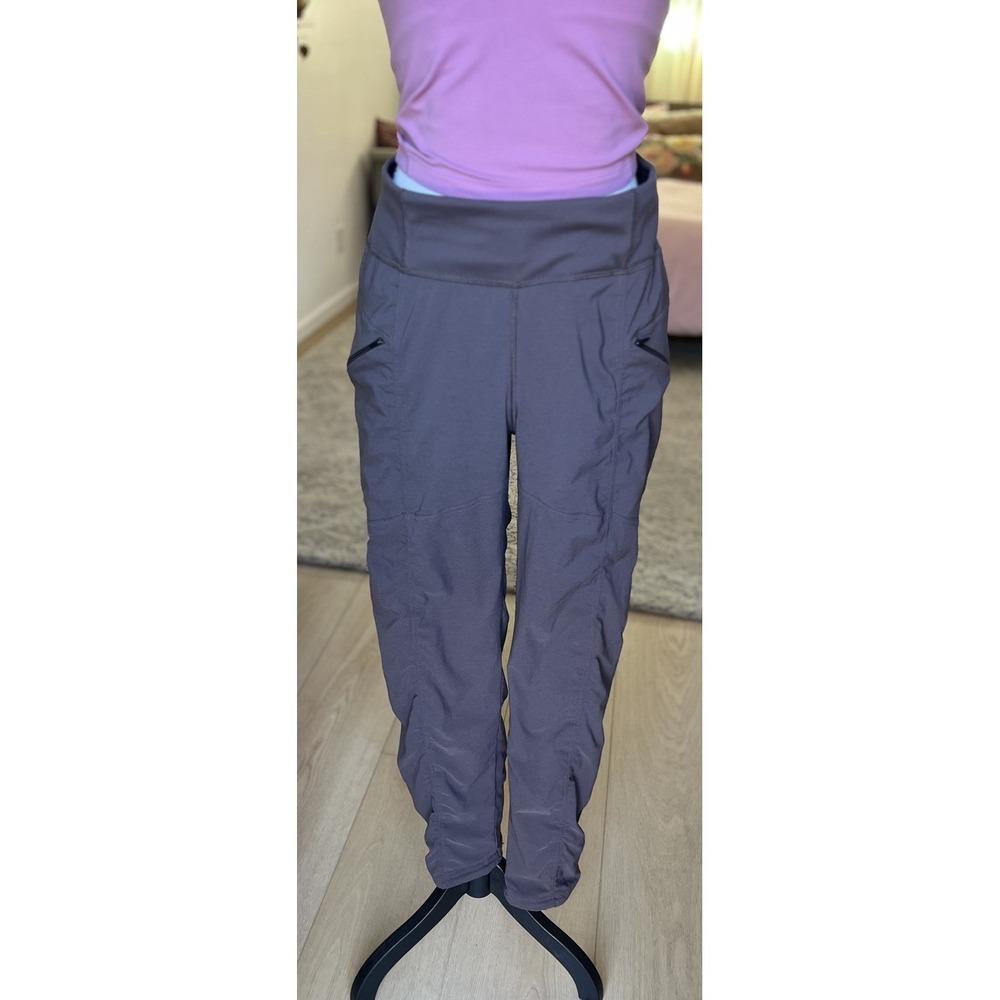 prAna Koen Pant Womens Medium Regular Brown Stretch Pull On Hiking Travel